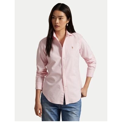 Polo Ralph Lauren Košeľa 211891377002 Ružová Regular Fit Ženy Polo Ralph Lauren Košeľa 211891377002 Ružová Regular Fit Ženy
