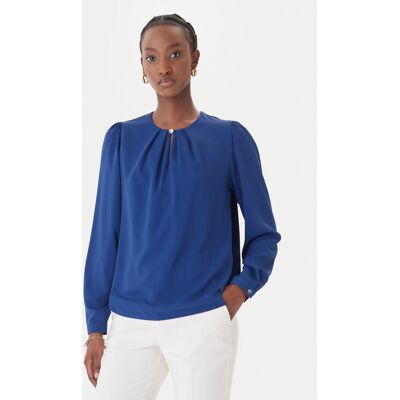 Rinascimento Blúzka CFC0127711003 Modrá Regular Fit Ženy Rinascimento Blúzka CFC0127711003 Modrá Regular Fit Ženy