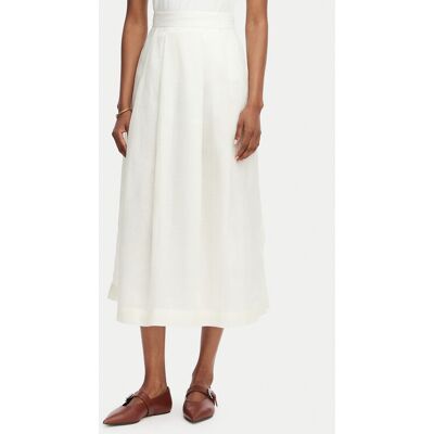 Marella Trapézová sukňa Gettito 2613101042 Biela Regular Fit Ženy Marella Trapézová sukňa Gettito 2613101042 Biela Regular Fit Ženy