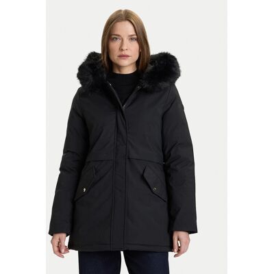 Rinascimento Zimné bundy CFC0122158003 Čierna Regular Fit Ženy Rinascimento Zimné bundy CFC0122158003 Čierna Regular Fit Ženy