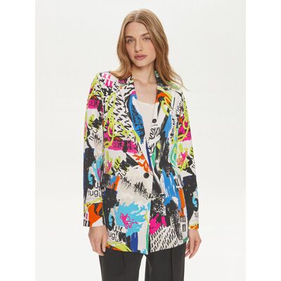 Joseph Ribkoff Sako 241302 Farebná Relaxed Fit Ženy Joseph Ribkoff Sako 241302 Farebná Relaxed Fit Ženy