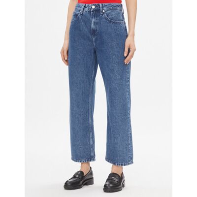 Tommy Hilfiger Džínsy Loose Straight Rw Lea WW0WW40637 Modrá Loose Leg Ženy Tommy Hilfiger Džínsy Loose Straight Rw Lea WW0WW40637 Modrá Loose Leg Ženy