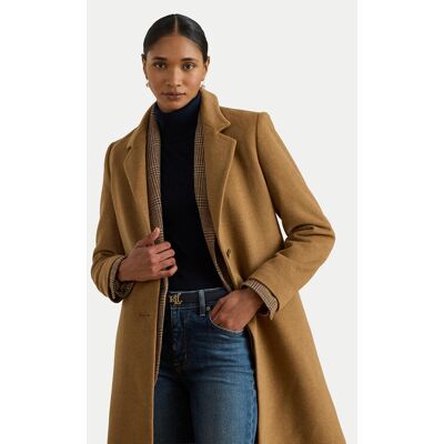 LAUREN RALPH LAUREN Vlnený kabát 297P04141002 Hnedá Regular Fit Ženy LAUREN RALPH LAUREN Vlnený kabát 297P04141002 Hnedá Regular Fit Ženy