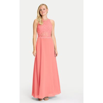 Swing Večerné šaty 5AI01400 Koralová Regular Fit Ženy Swing Večerné šaty 5AI01400 Koralová Regular Fit Ženy