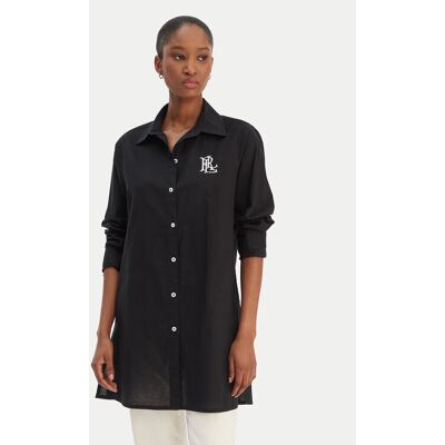 LAUREN RALPH LAUREN Košeľa 20529276 Čierna Regular Fit Ženy LAUREN RALPH LAUREN Košeľa 20529276 Čierna Regular Fit Ženy