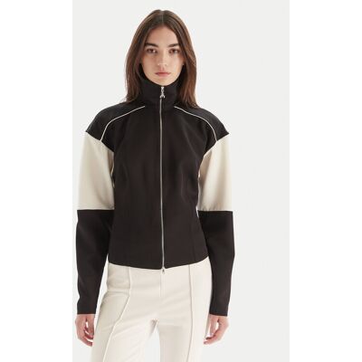 Patrizia Pepe Mikina 2M4508/A664-K103 Čierna Regular Fit Ženy Patrizia Pepe Mikina 2M4508/A664-K103 Čierna Regular Fit Ženy
