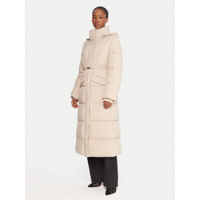 BOSS Zimné bundy Pamaxi4 50546844 Béžová Regular Fit Ženy BOSS Zimné bundy Pamaxi4 50546844 Béžová Regular Fit Ženy