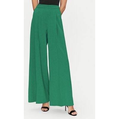 Simona Corsellini Palazzo nohavice P25CPPA01001 Zelená Wide Leg Ženy Simona Corsellini Palazzo nohavice P25CPPA01001 Zelená Wide Leg Ženy