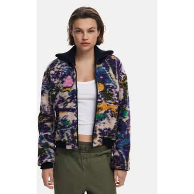 Desigual Bundy bomber Alfa 25WWEW66 Farebná Regular Fit Ženy Desigual Bundy bomber Alfa 25WWEW66 Farebná Regular Fit Ženy