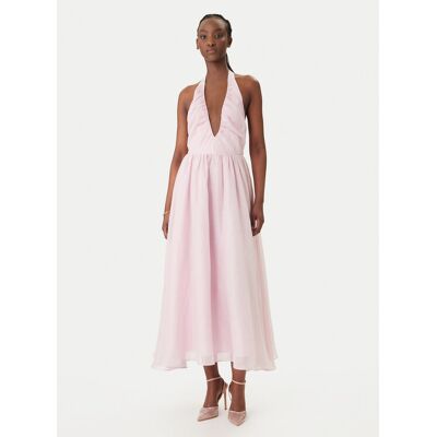 Bardot Koktejlové šaty Dorota Halter Neck 60206DB Ružová Regular Fit Ženy Bardot Koktejlové šaty Dorota Halter Neck 60206DB Ružová Regular Fit Ženy