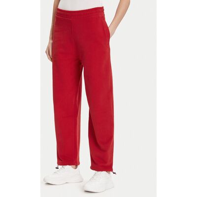 HUGO Teplákové nohavice Norata_B 50542564 Červená Baggy Fit Ženy HUGO Teplákové nohavice Norata_B 50542564 Červená Baggy Fit Ženy