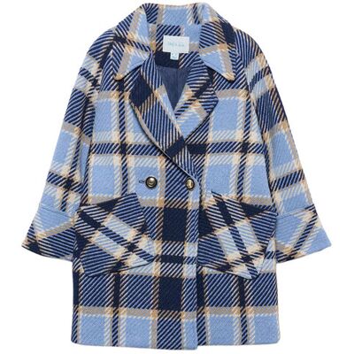 Abel & Lula Prechodný kabát 5845 Modrá Regular Fit Deti Abel & Lula Prechodný kabát 5845 Modrá Regular Fit Deti