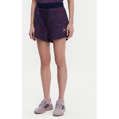 adidas by Stella McCartney Športové kraťasy Printed JG3608 Tmavomodrá Loose Fit Ženy adidas by Stella McCartney Športové kraťasy Printed JG3608 Tmavomodrá Loose Fit Ženy