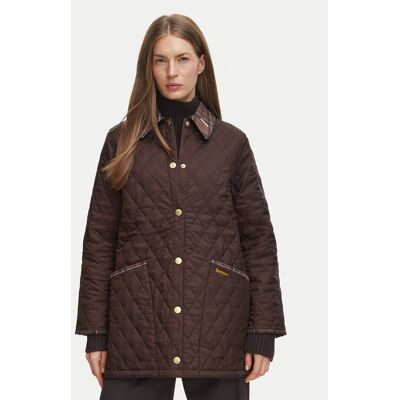 Barbour Prechodná bunda Liddesdale LQU1936BR92 Tmavo hnedá Relaxed Fit Ženy Barbour Prechodná bunda Liddesdale LQU1936BR92 Tmavo hnedá Relaxed Fit Ženy