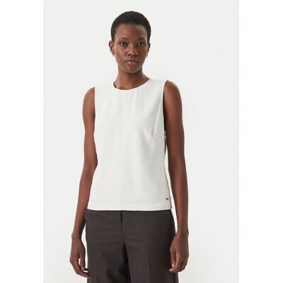 Calvin Klein Top LV044F108G Écru Regular Fit Ženy Calvin Klein Top LV044F108G Écru Regular Fit Ženy