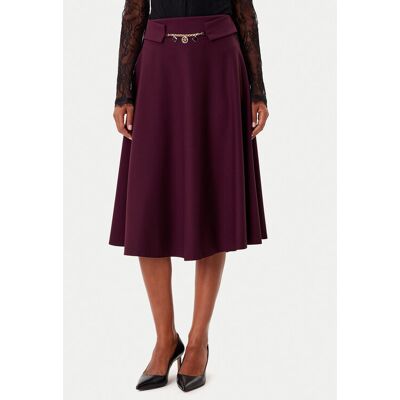 Rinascimento Trapézová sukňa CFC0126216003 Bordová Regular Fit Ženy Rinascimento Trapézová sukňa CFC0126216003 Bordová Regular Fit Ženy