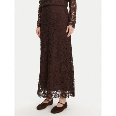 Bruuns Bazaar Midi sukňa Sago Joanelle BBW4518 Hnedá Regular Fit Ženy Bruuns Bazaar Midi sukňa Sago Joanelle BBW4518 Hnedá Regular Fit Ženy