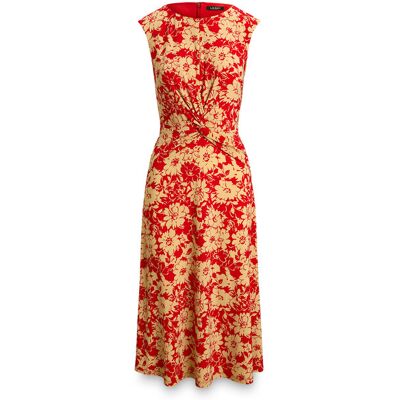 LAUREN RALPH LAUREN Letné šaty 200P09092001 Červená Regular Fit Ženy LAUREN RALPH LAUREN Letné šaty 200P09092001 Červená Regular Fit Ženy