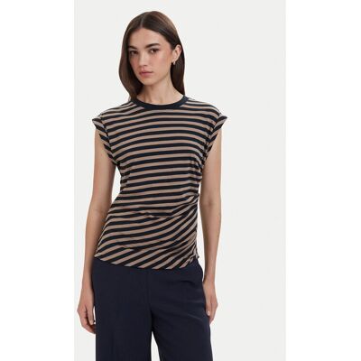 BOSS Blúzka Epka 50574979 Svetlo hnedá Regular Fit Ženy BOSS Blúzka Epka 50574979 Svetlo hnedá Regular Fit Ženy