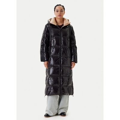 ViCOLO Vatovaná bunda TS0025 Čierna Regular Fit Ženy ViCOLO Vatovaná bunda TS0025 Čierna Regular Fit Ženy