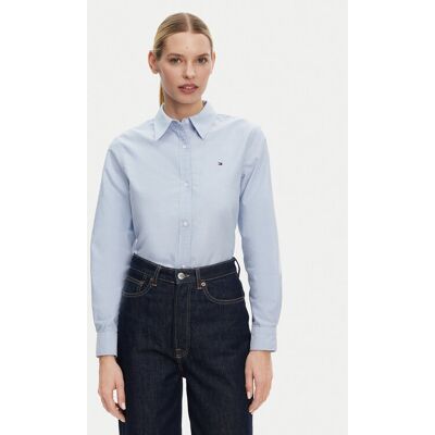 Tommy Hilfiger Košeľa WW0WW46111 Modrá Relaxed Fit Ženy Tommy Hilfiger Košeľa WW0WW46111 Modrá Relaxed Fit Ženy
