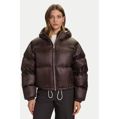 Tommy Hilfiger Vatovaná bunda WW0WW46541 Hnedá Regular Fit Ženy Tommy Hilfiger Vatovaná bunda WW0WW46541 Hnedá Regular Fit Ženy