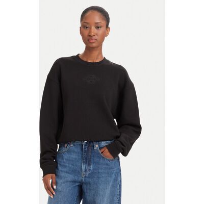 HUGO Mikina Daxandria_1 50566693 Čierna Relaxed Fit Ženy HUGO Mikina Daxandria_1 50566693 Čierna Relaxed Fit Ženy
