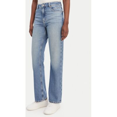 BOSS Džínsy Ada 50561635 Modrá Regular Fit Ženy BOSS Džínsy Ada 50561635 Modrá Regular Fit Ženy