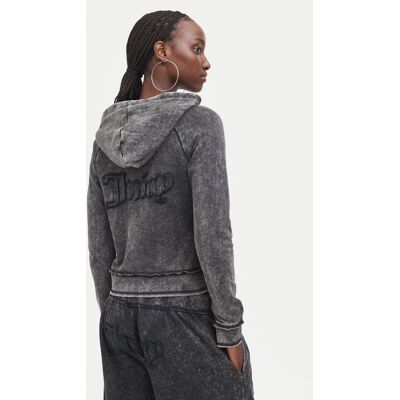 Juicy Couture Mikina JCWAS226320 Čierna Regular Fit Ženy Juicy Couture Mikina JCWAS226320 Čierna Regular Fit Ženy