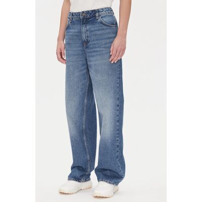 HUGO Džínsy 50533913 Modrá Regular Fit Ženy HUGO Džínsy 50533913 Modrá Regular Fit Ženy