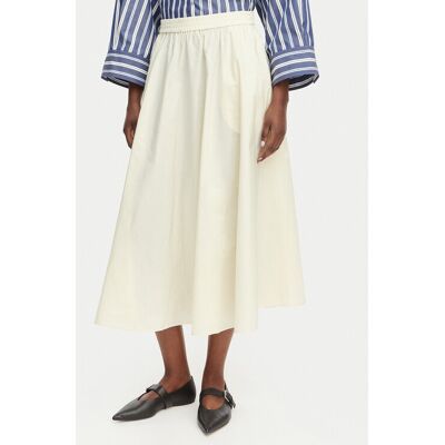 MAX&Co. Midi sukňa Gonna 2616101084200 Krémová Regular Fit Ženy MAX&Co. Midi sukňa Gonna 2616101084200 Krémová Regular Fit Ženy
