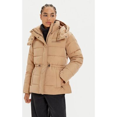 Calvin Klein Zimné bundy K20K207739 Béžová Regular Fit Ženy Calvin Klein Zimné bundy K20K207739 Béžová Regular Fit Ženy