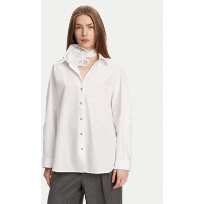 Marella Košeľa Von 2513111014 Biela Relaxed Fit Ženy Marella Košeľa Von 2513111014 Biela Relaxed Fit Ženy