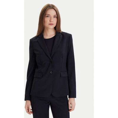 Boss Sako Juleah 50490035 Tmavomodrá Regular Fit Ženy Boss Sako Juleah 50490035 Tmavomodrá Regular Fit Ženy
