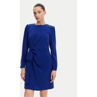 DKNY Koktejlové šaty DD4JGD35 Modrá Regular Fit Ženy DKNY Koktejlové šaty DD4JGD35 Modrá Regular Fit Ženy
