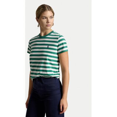 Polo Ralph Lauren Tričko 211B17779002 Zelená Regular Fit Ženy Polo Ralph Lauren Tričko 211B17779002 Zelená Regular Fit Ženy