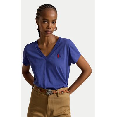 Polo Ralph Lauren Tričko 211B14611003 Modrá Regular Fit Ženy Polo Ralph Lauren Tričko 211B14611003 Modrá Regular Fit Ženy