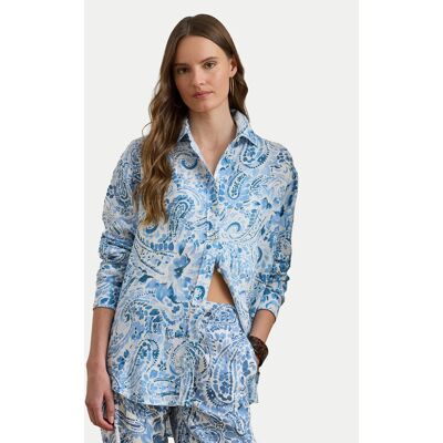 LAUREN RALPH LAUREN Košeľa 200P08926001 Svetlo modrá Relaxed Fit Ženy LAUREN RALPH LAUREN Košeľa 200P08926001 Svetlo modrá Relaxed Fit Ženy