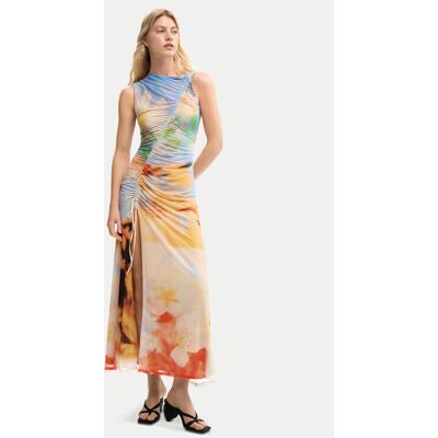 Desigual Letné šaty Jade 26SWVK38 Farebná Slim Fit Ženy Desigual Letné šaty Jade 26SWVK38 Farebná Slim Fit Ženy