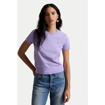 Polo Ralph Lauren Tričko 211971872505 Svetlo fialová Regular Fit Ženy Polo Ralph Lauren Tričko 211971872505 Svetlo fialová Regular Fit Ženy