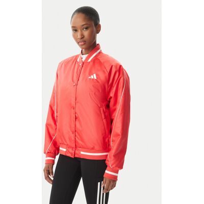adidas Bundy bomber Stadium JZ6921 Červená Loose Fit Ženy adidas Bundy bomber Stadium JZ6921 Červená Loose Fit Ženy