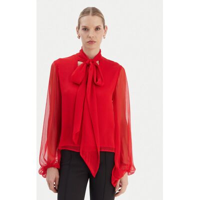 Bardot Blúzka Solace 59704TB2 Červená Relaxed Fit Ženy Bardot Blúzka Solace 59704TB2 Červená Relaxed Fit Ženy