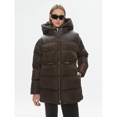 PINKO Zimné bundy Client 101604 A11P Hnedá Regular Fit Ženy PINKO Zimné bundy Client 101604 A11P Hnedá Regular Fit Ženy
