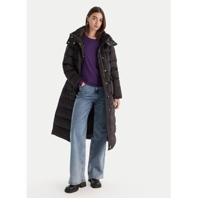 Liu Jo Vatovaná bunda MF5011 T017A Čierna Regular Fit Ženy Liu Jo Vatovaná bunda MF5011 T017A Čierna Regular Fit Ženy