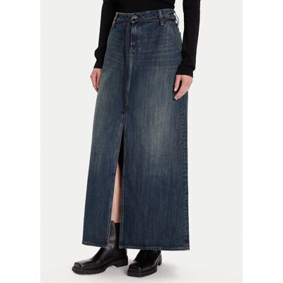 G-Star Raw Džínsová sukňa D25979-D577 Tmavomodrá Baggy Fit Ženy G-Star Raw Džínsová sukňa D25979-D577 Tmavomodrá Baggy Fit Ženy