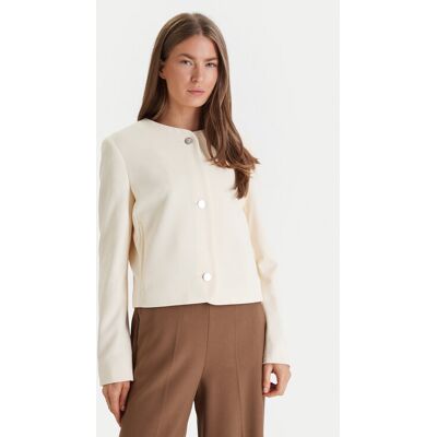 Calvin Klein Sako Lux Crepe Lady LV044F418G Žltá Regular Fit Ženy Calvin Klein Sako Lux Crepe Lady LV044F418G Žltá Regular Fit Ženy