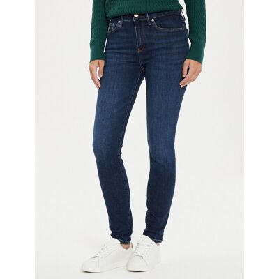 Tommy Hilfiger Džínsy Como WW0WW42485 Tmavomodrá Skinny Fit Ženy Tommy Hilfiger Džínsy Como WW0WW42485 Tmavomodrá Skinny Fit Ženy