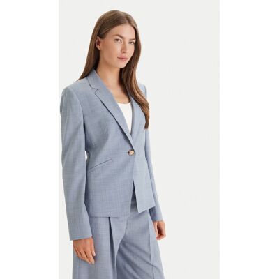 BOSS Sako Jia 9 50542010 Modrá Slim Fit Ženy BOSS Sako Jia 9 50542010 Modrá Slim Fit Ženy