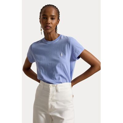 Polo Ralph Lauren Tričko 211B14605025 Svetlo modrá Regular Fit Ženy Polo Ralph Lauren Tričko 211B14605025 Svetlo modrá Regular Fit Ženy