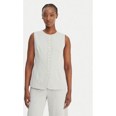 Eleh Blúzka SS260145 Modrá Regular Fit Ženy Eleh Blúzka SS260145 Modrá Regular Fit Ženy